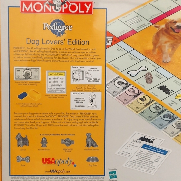 MONOPOLY 🤓 Limited Edition Dog Lover's Edition - Picture 4 of 7